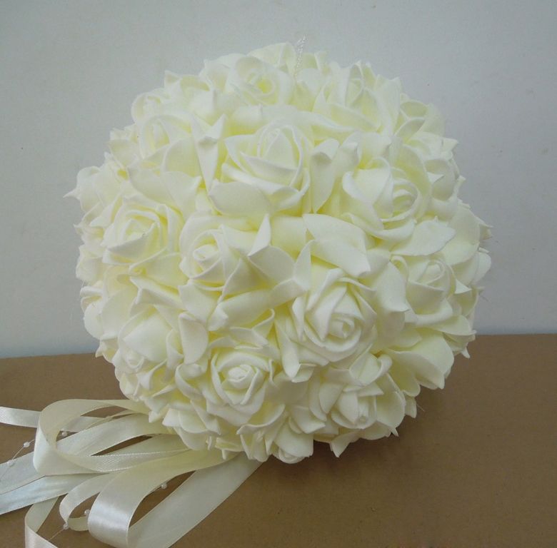 Online Cheap Wholesale Free Ems Shipping 9''/23cm Artificial Foam Rose
