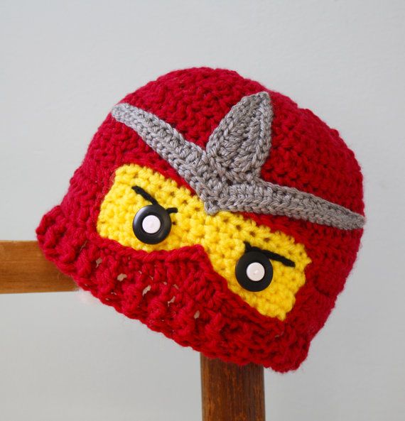 Crochet Ninjago Hats Ninja Hat Crochet Ninja Beanie ...
