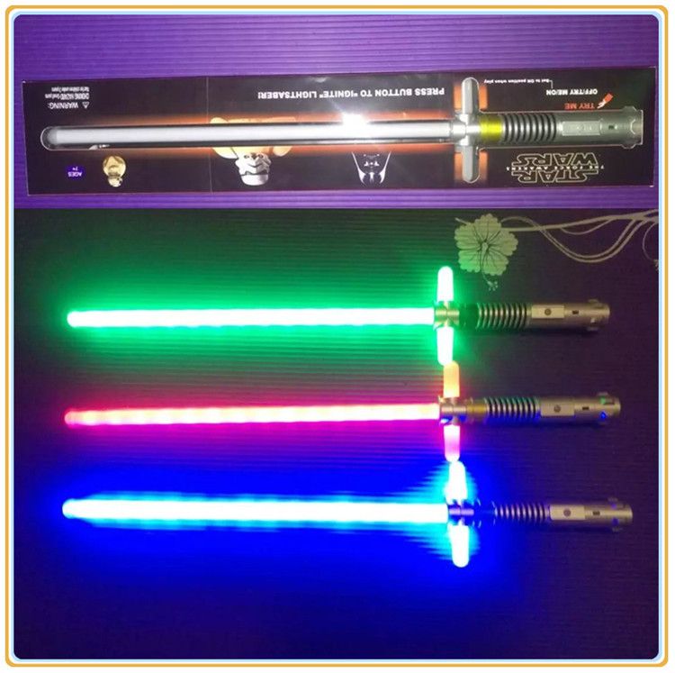 Discount Star Wars Light Saber Eco Friendly Pvc Star Wars Toys Weapons