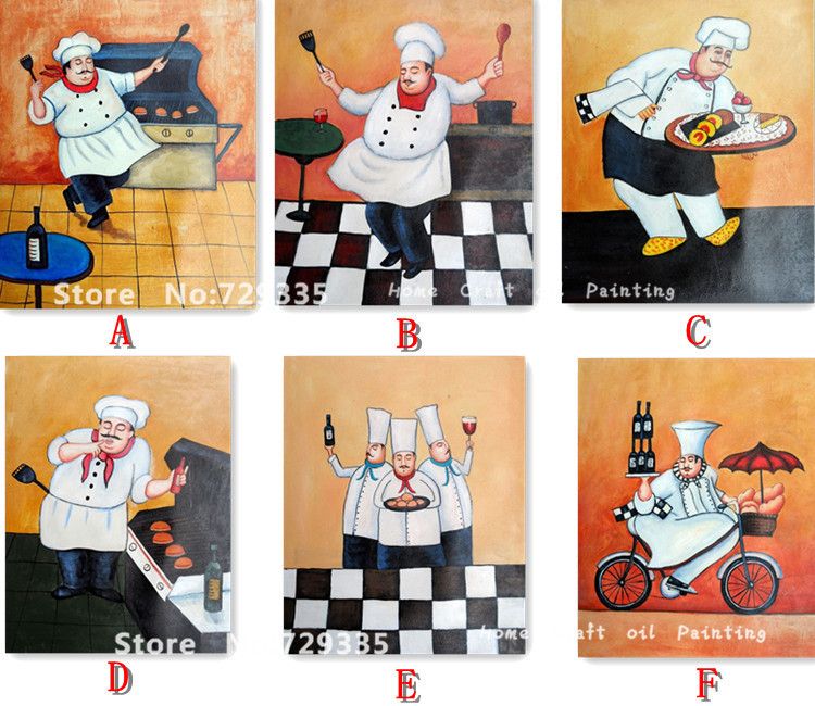 Modern Kitchen Paintings chef wall decorations for kitchen. lady chef art print girl chef Modern Kitchen Paintings chef wall decorations for kitchen. lady chef art print girl chef