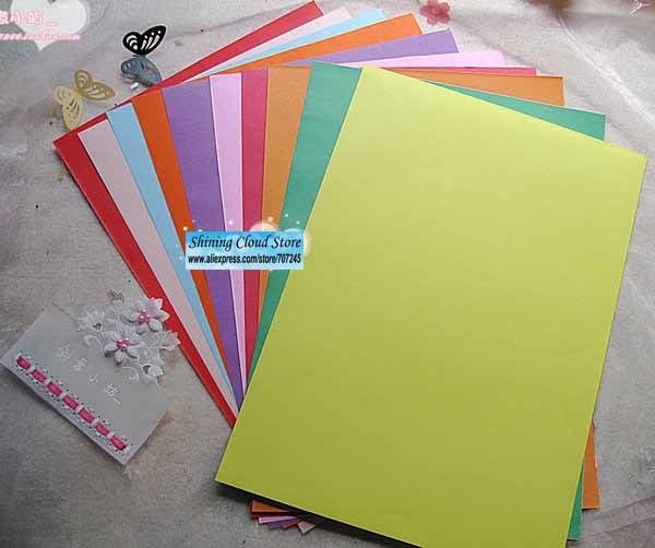 Best Free Ship!!a4 Self Adhesive Colored Paper /Diy Stickers Paper / For / Flower Specialty