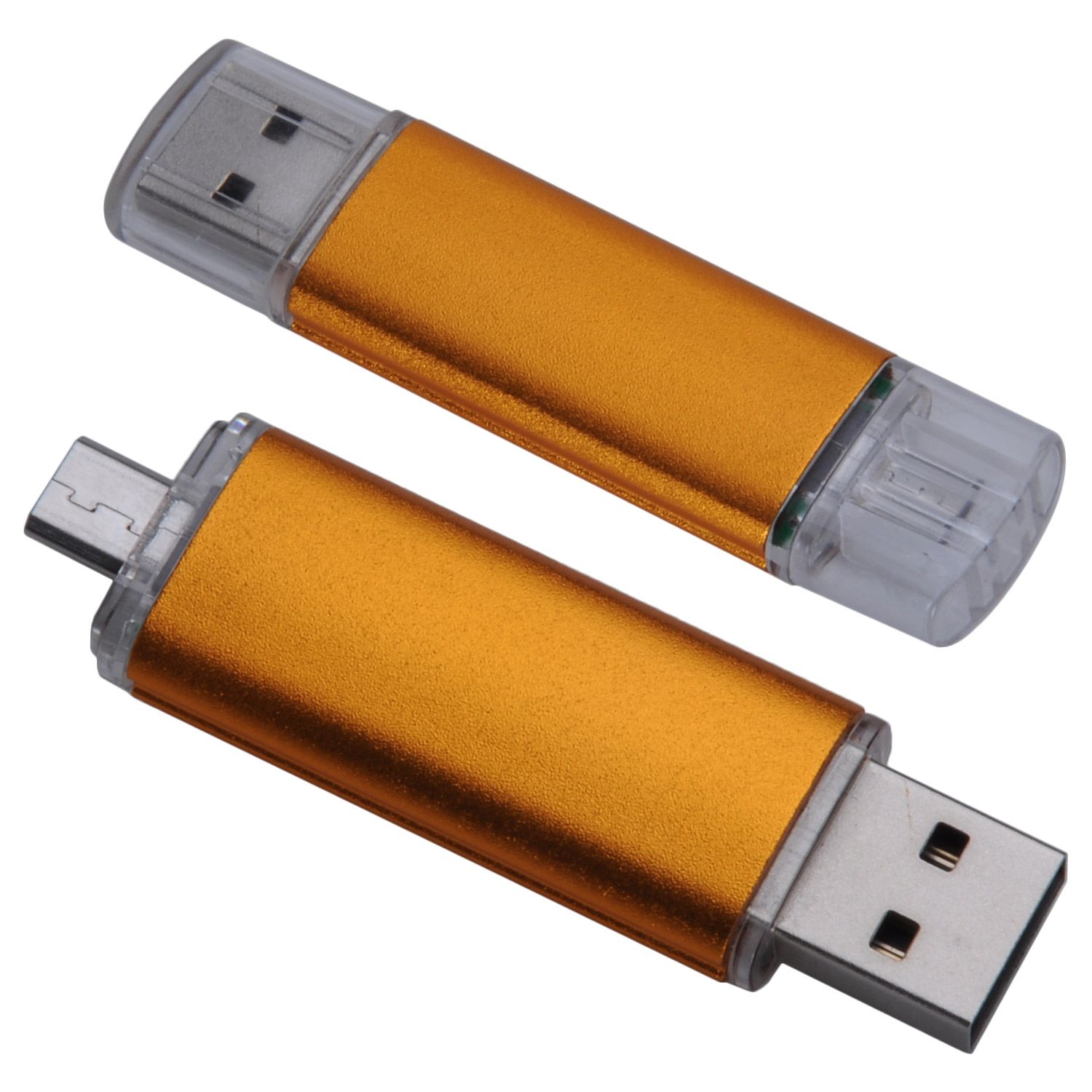 Unique 8gb 2 In 1 Micro Usb / Usb Flash Drive For Mobile Phone, Cell