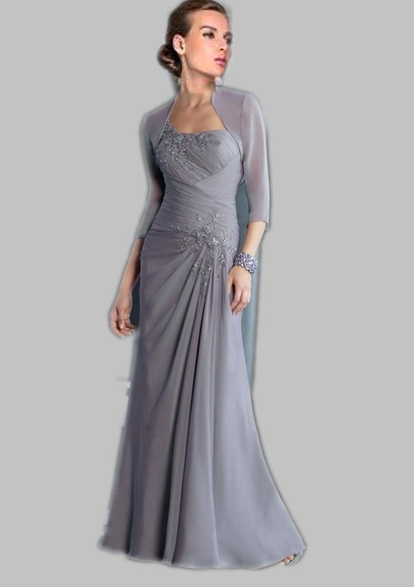 2017 Free Jacket Gray Mother Of The Bride Groom Dresses Dress Plus Size