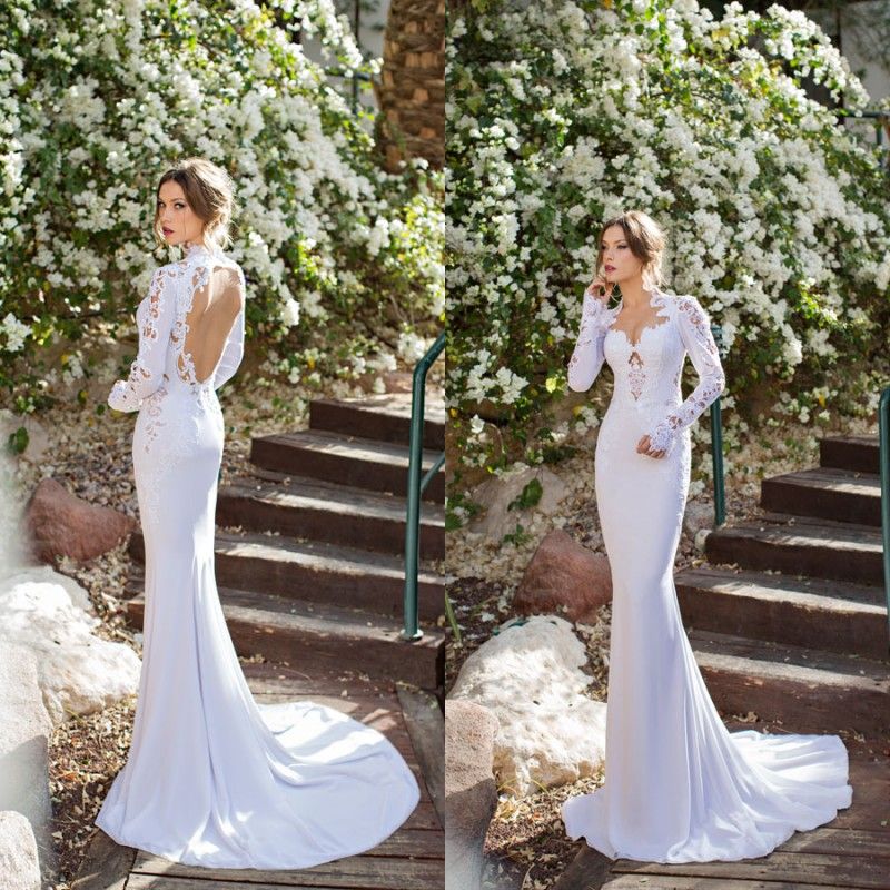 Low Open Back Wedding Dresses