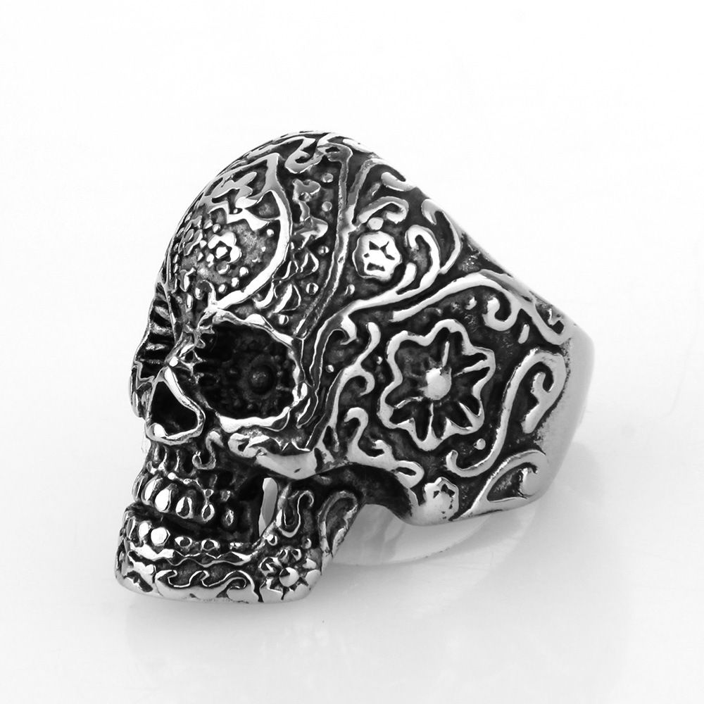 Fashion Cheap Hot Sale Skull For Men Unique Trendy Retro Vintage Ring Fashion Jewelry Engagement ...