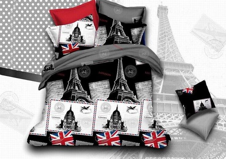 British Flag London Bedding Set Bedspreads Quilt Duvet Cover Bed In A