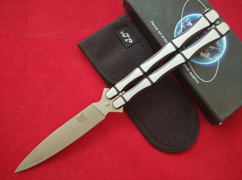 Jl Knife Bm Butterfly Balisong Knives Survival Fine Edge Camping