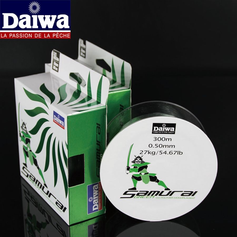 Daiwa Brand 300m Nylon Fishing Line Samurai Green Premium Monofilament