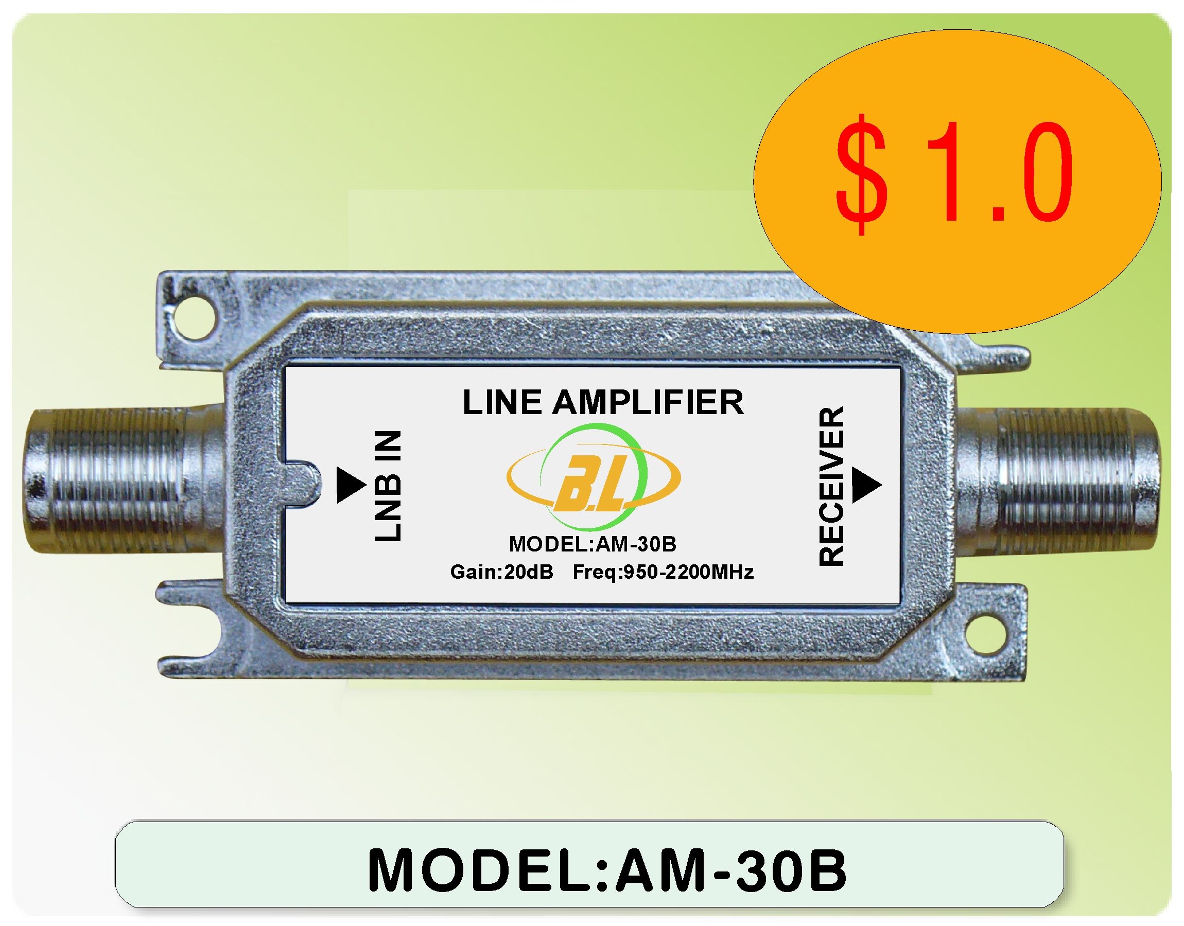 Satellite Tv Signal Amplifier Am 30b Tv Signal Amplification Of 30db