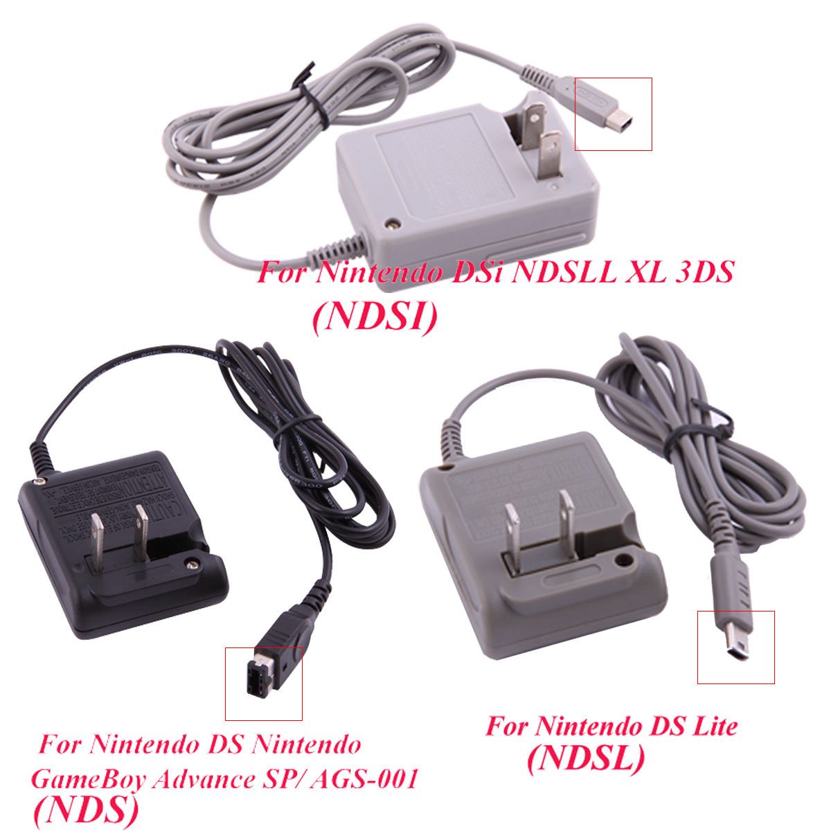 Ac Home Travel Wall Charger Adapter For Nintendo Nds Gameboy Game Boy