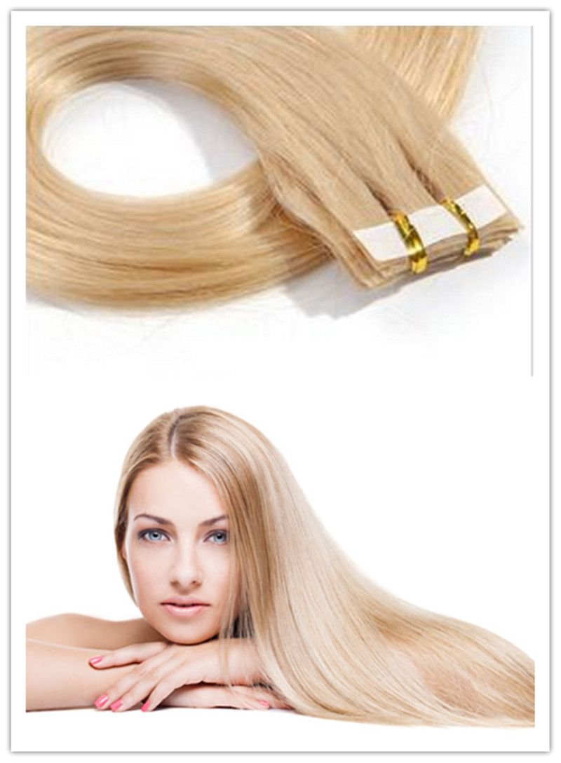 Factory Price Tape In Hair Extensions Pu Skin Weft Human Hair Tape