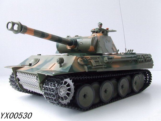 1/16 Radio Remote Control Tank German Panther Battle Rc Tanks R/C Rtr