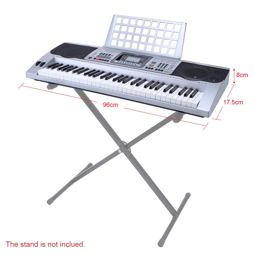 2017 61 Keys Lcd Digital Keyboard Electric Piano With Usb Music Playing