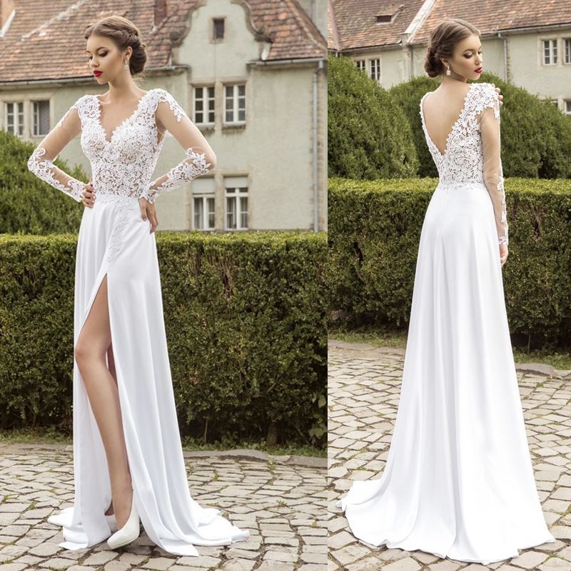 cheap outdoor wedding dresses