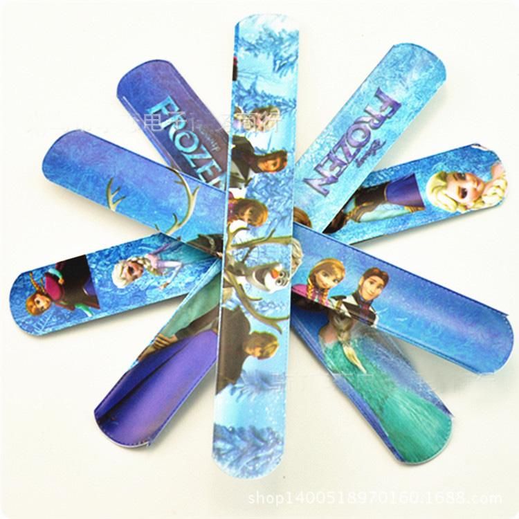Frozen Kid Snap Bangle Cute Magic Slap Bracelet Charm Ring Pops Circle ...