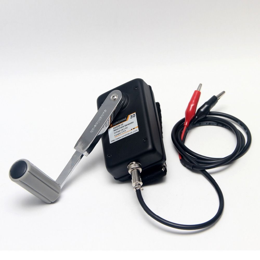 2018 Hand Crank Generator Small Dynamo Emergency Phone Charger Military
