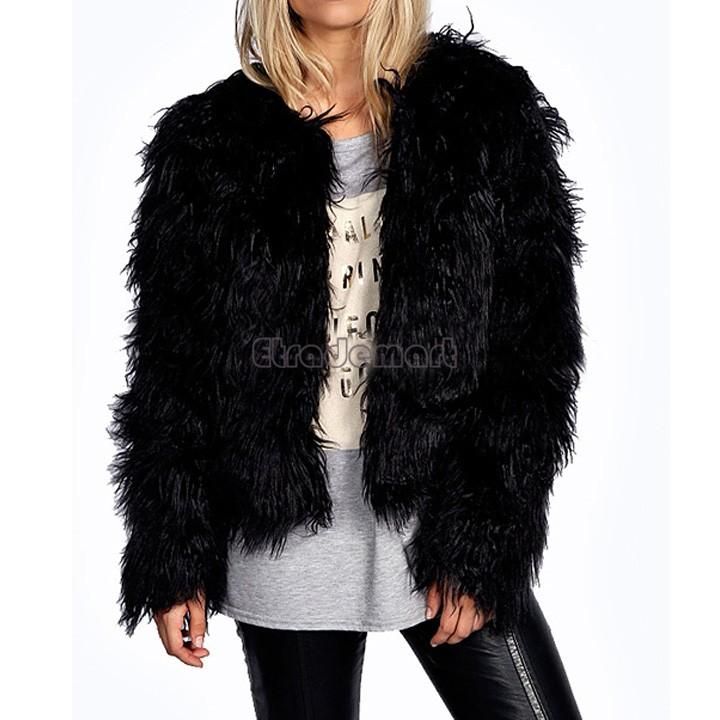Faux fur coats sale StyleWe offers fashionable fur coats for wedding and prom. Shop black and white faux streetstyle fur coats for winter online.