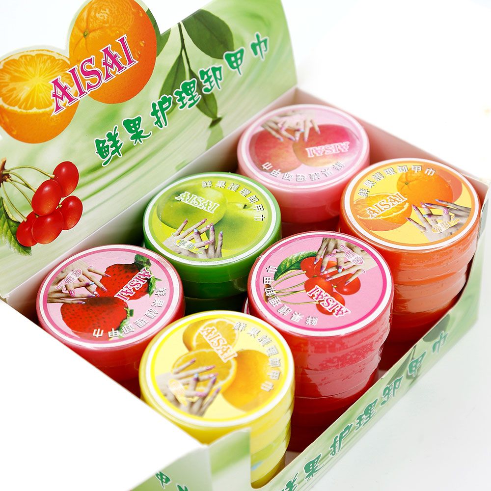 Nail Polish Remover Pads 24 BoxesNail Soak Pads 6 Aroma Nail Polish