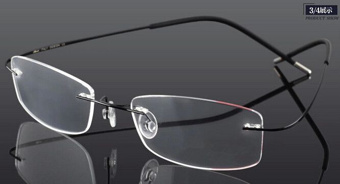 Flexible Rimless Eyeglass Frames China Optical Frame Women ...