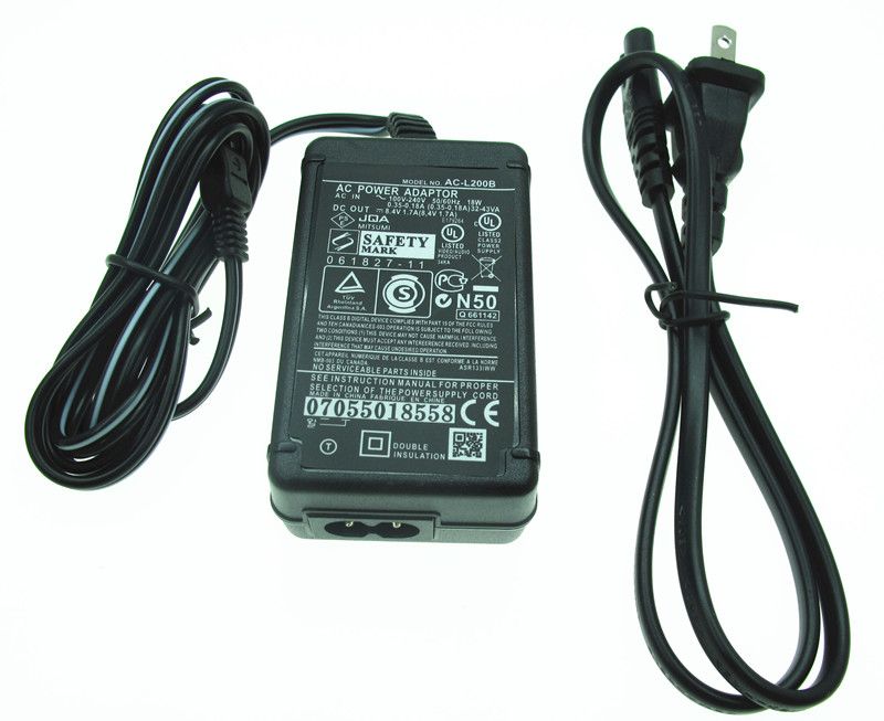 2017 Ac Digital Camera / Camcorder Adapter Charger For Sony Ac L25 Ac