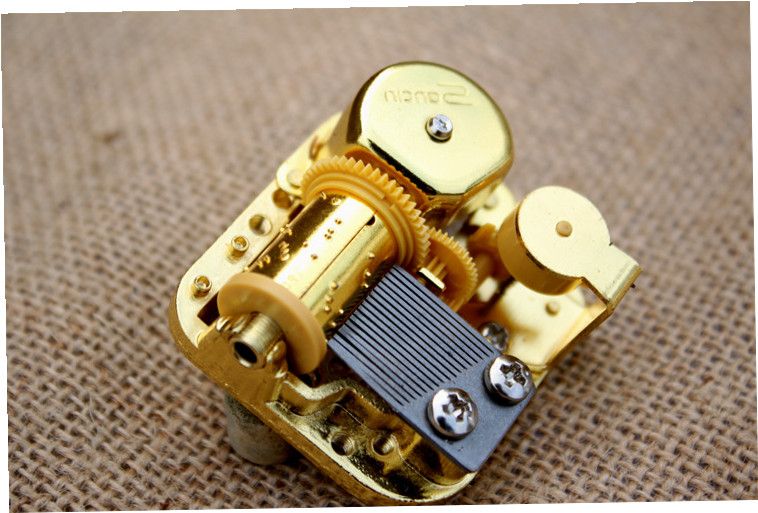 2017 Music Box Golden Movement 18 Note Wind Up Diy Music Box Parts Gift
