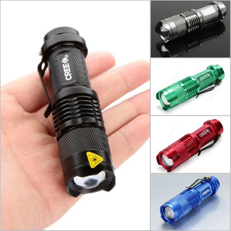 ultrafire cree q5 led flashlight sk68 600lm 7w mini flashlight cop light