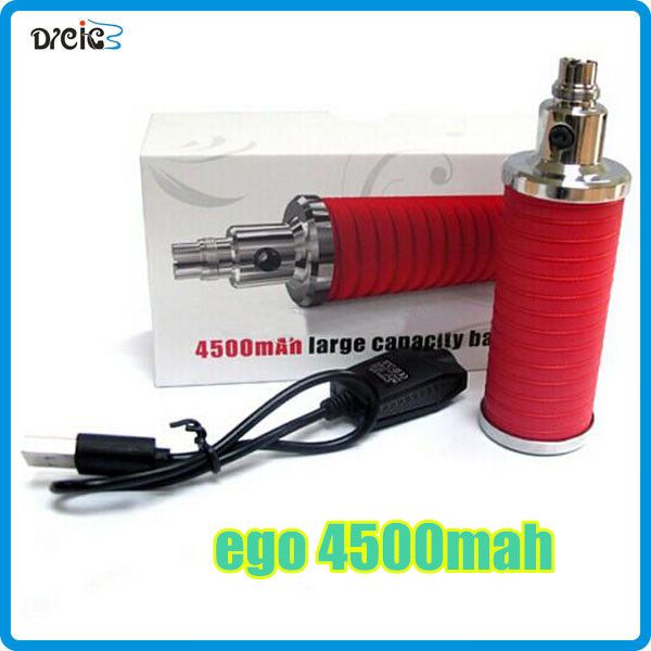 Huge Ego Battery 4500mah Ego T Battery Leather Tube Battery Ego Battery