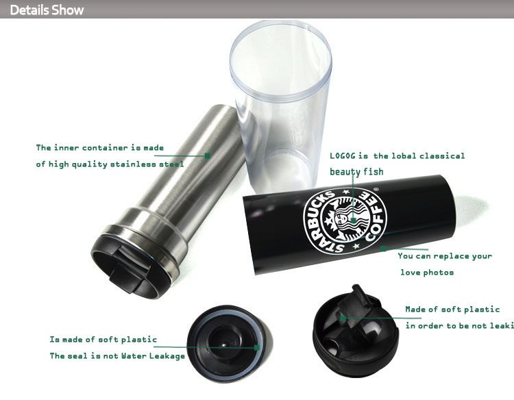 2017 2015 Starbucks Double Wall Coffee Mug Tumbler Stainless Steel