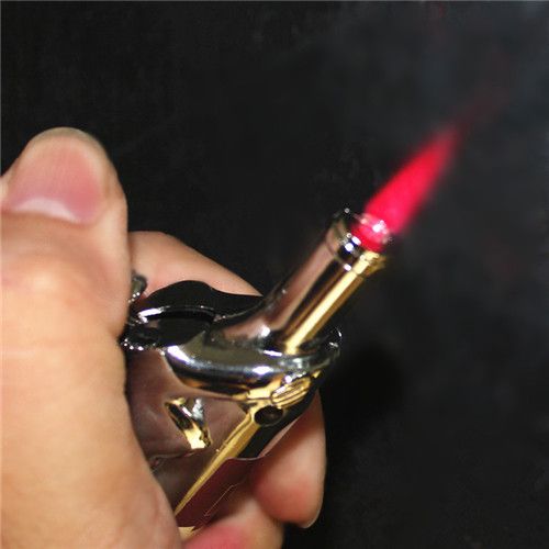 2016 Wholesale Novelty Bronze Metal Lighter Creative Gift Funny Sexy