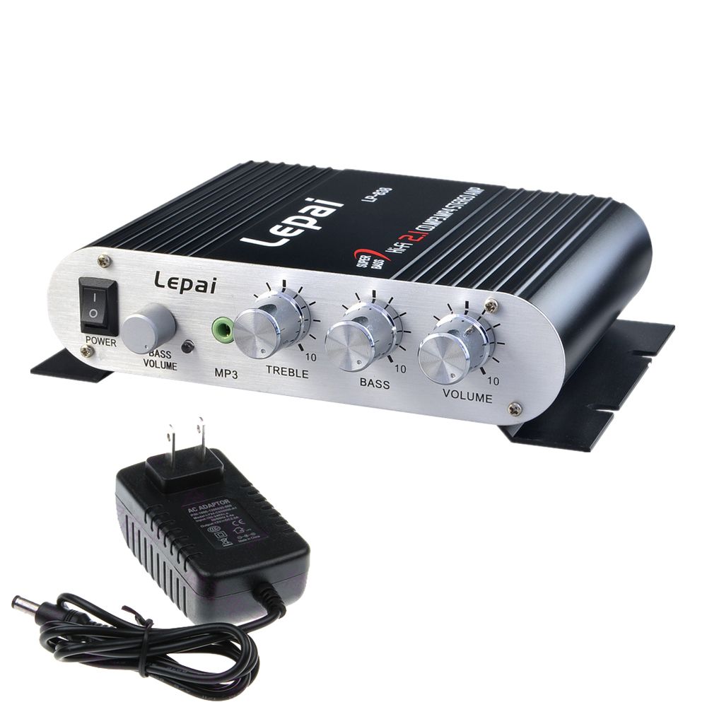 Lepai Lp 838 2 Channels Desk Computer Car Mini Hi Fi Power Amplifier ...