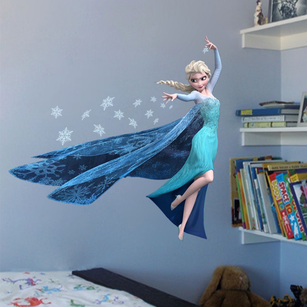 2016 New Frozen Elsa Anna Wall Stickers For Kids Rooms Children S 2016 New Frozen Elsa Anna Wall Stickers For Kids Rooms Children S House Decorative Decor Decals