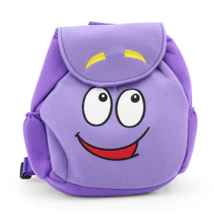 8inch Dora The Explorer Backpack Mr Face Plush Backpack Shool Bag