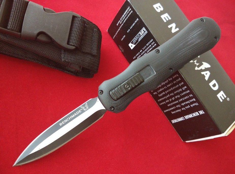 Bm Benchmade 3350 3300 Infidel Pocket Knife D2 Steel Double Edge Plain