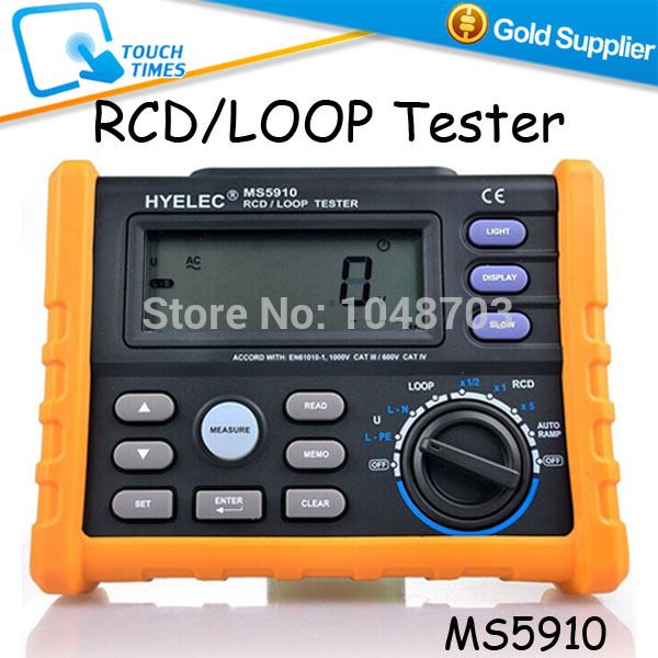 Shop Frequency Meters Online, Hyelec Ms5910 Rcd Loop Tester Multimeter For Gfci Loop Resistance
