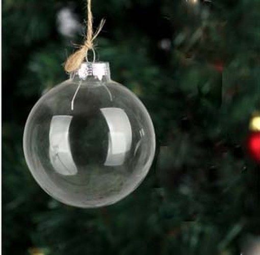 wholesale christmas ornaments clear glass balls party christmas ornaments clear glass balls