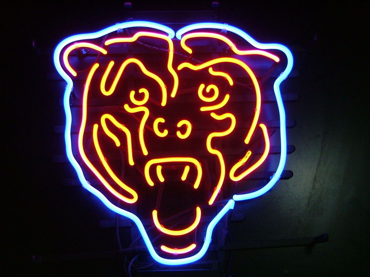 2017 New Bear Neon Sign Handicraft Real Glass Tube Signs