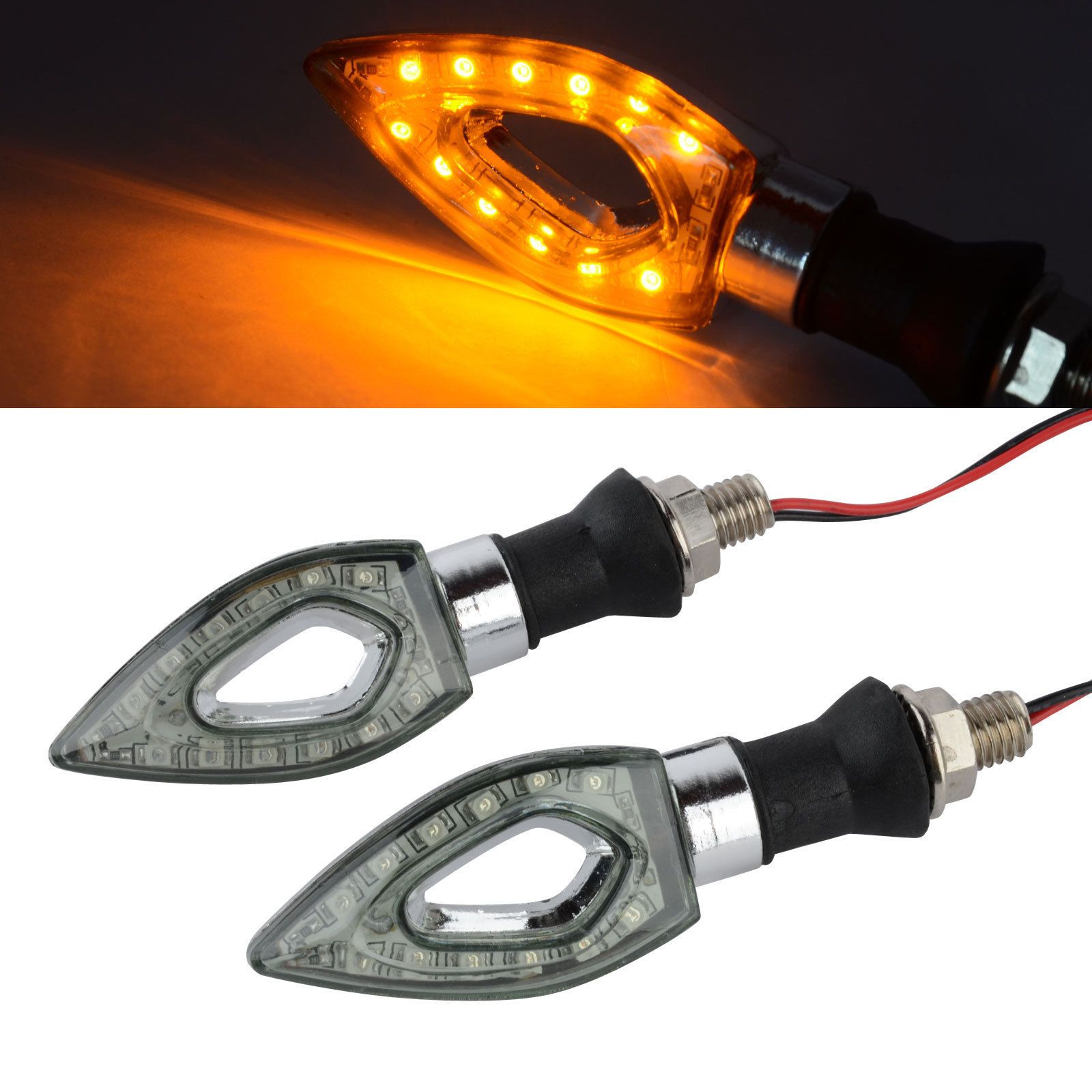 2017 2 X 12 Led Motorcycle Turn Signal Indicator Light Bulb Blinker