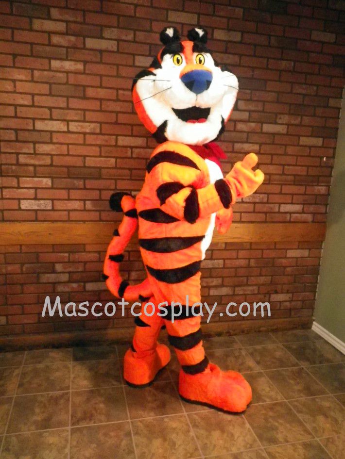 Tony The Tiger Mascot Character Costume Fancy Party Halloween Christams
