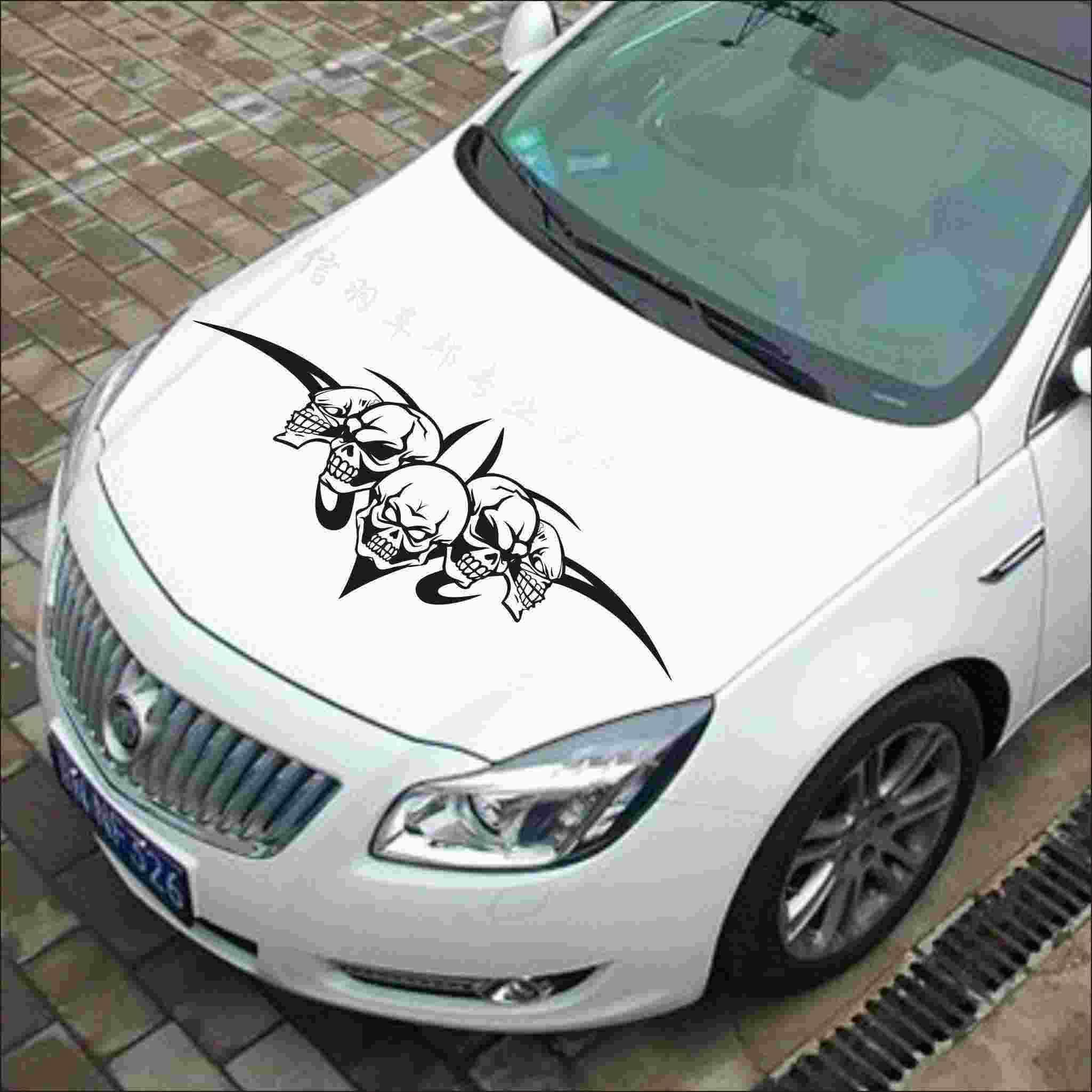 Skull Sticker Reflective Stickers Personalized Car Stickers