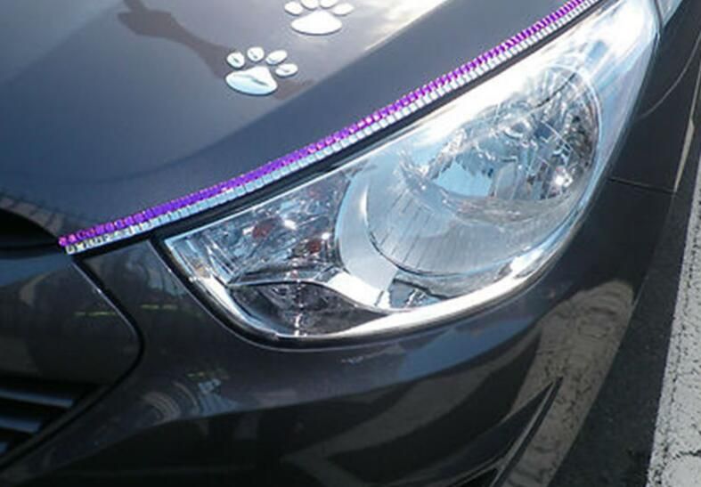 2018 Car Accessories Car Headlights Eyelashes Multiple Color Car