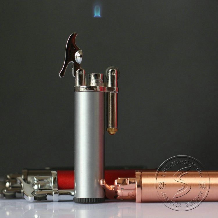 2017 New Special Flint Lighter Butance Gas Floating Flame Cigarette