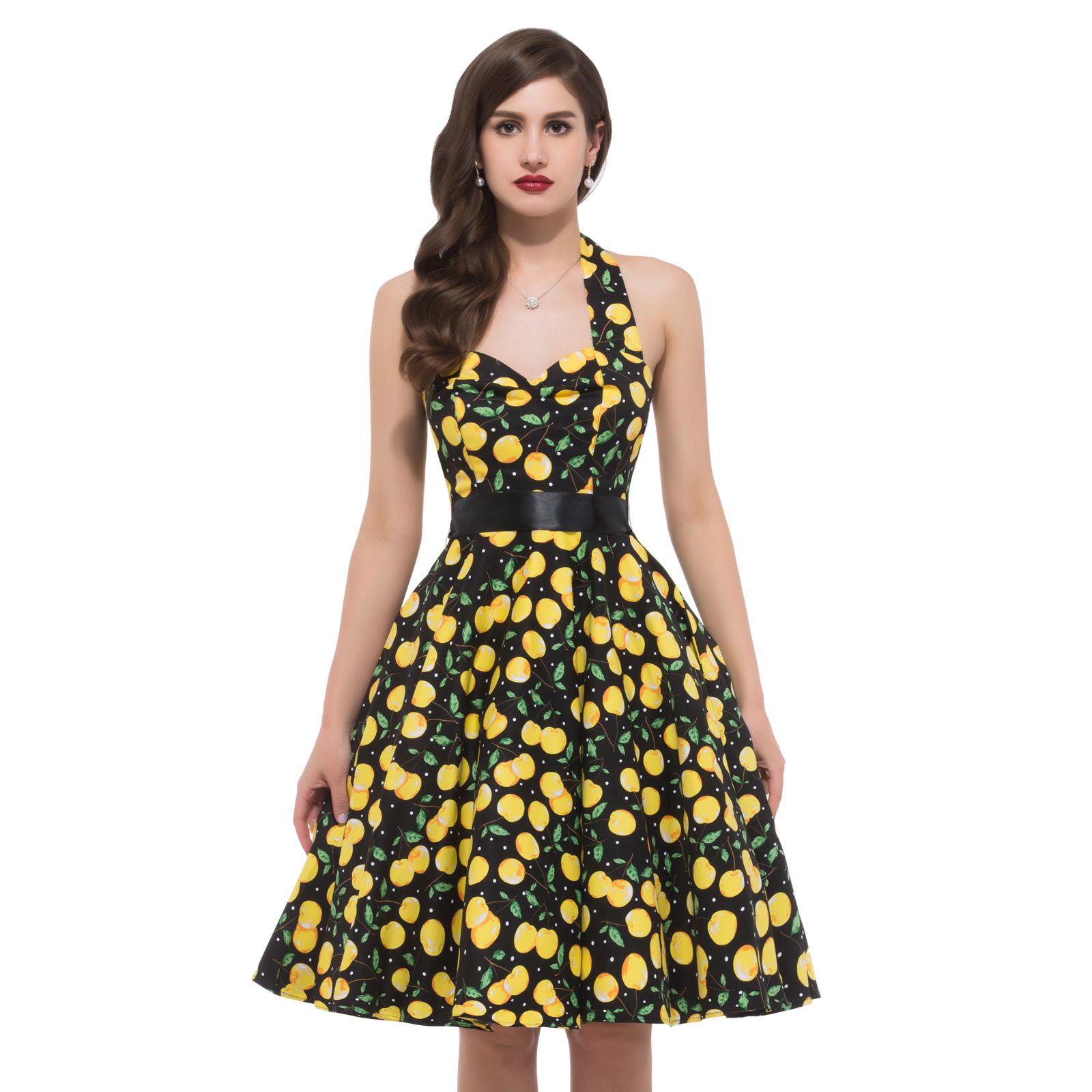 ... Vintage 50s 60s Rockabilly Swing Pinup Casual Cocktail Dresses CL6075