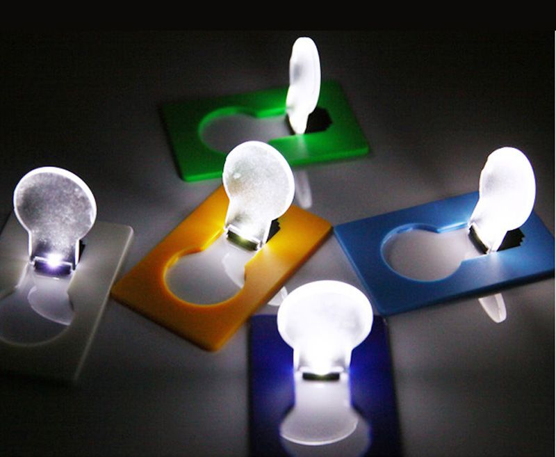 Led Card Light Pocket Lamp Led Flashlight Lighters Portable Mini Light