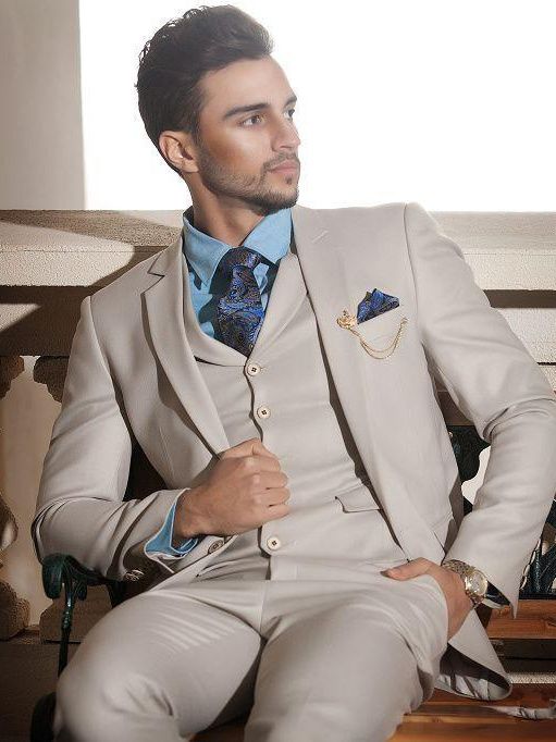 New Coach Light Skinned Groom Wedding Dress Prom Dress Dress Man