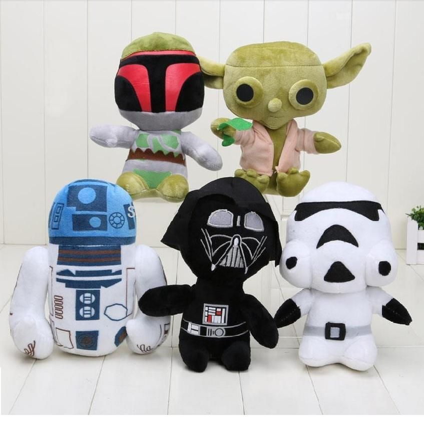 star wars plush toy set