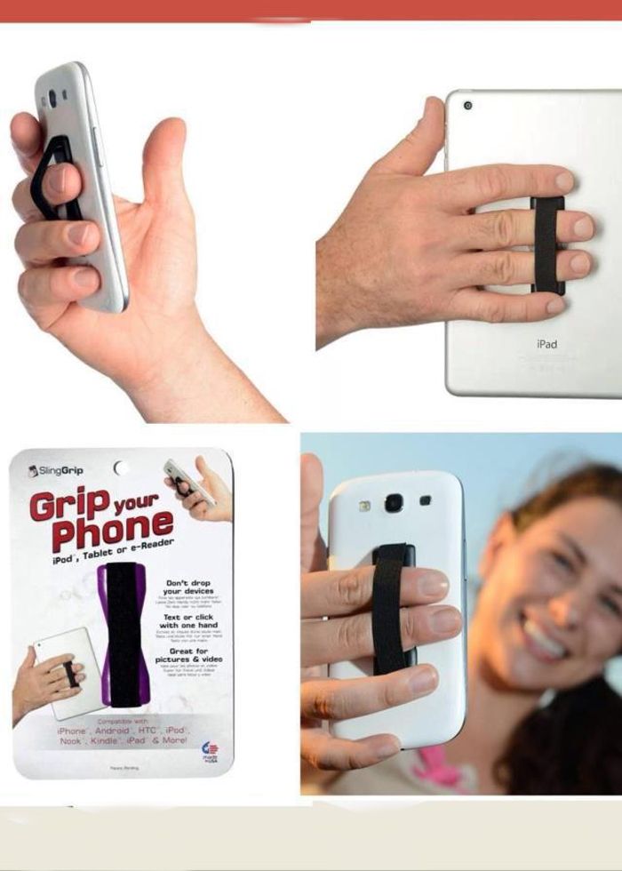 New Finger Grip Phone Holder Cell Phone Handle Back Sticker Elastic