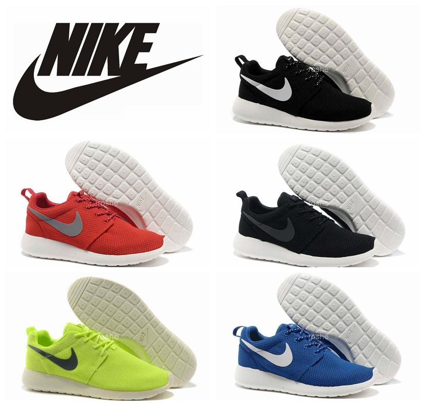 Classical Nike Roshe Run Running Shoes For Men Top Quality Lightweight Breathable Roshe Runs Athletic London Olympic Sport Sneakers 40-45