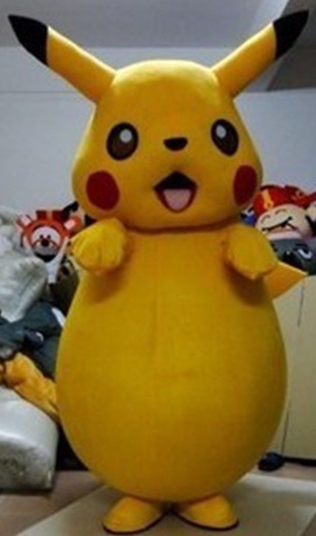 Pikachu Pokemon Mascot Costume Fancy Dress Outfit Epe Mexican Costumes