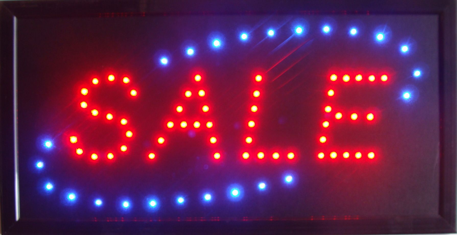 2017 Hot Sale Custom Neon Sale Shop Sign Led Sale Sign Billboard Semi