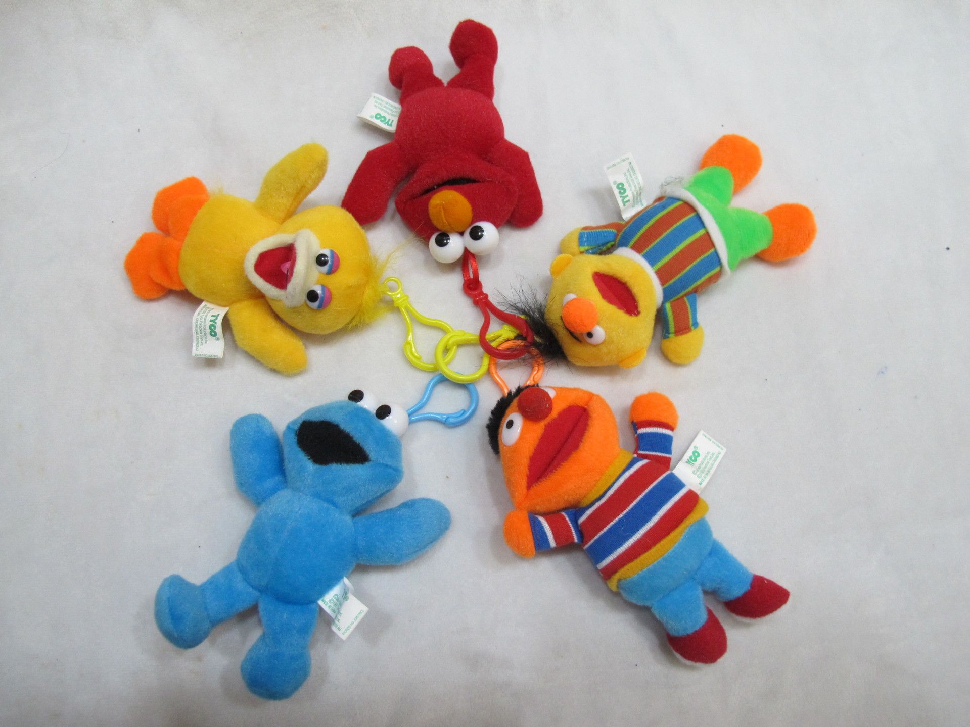 2015 New 5.12 Inch Sesame Street Elmo Stuffed Plush Dolls Toys Keychain